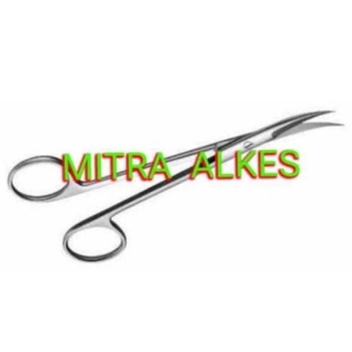 Gunting Tajam Tajam Bengkok 11 cm. Gunting Mata TA TA CVD 11 cm / TATA 11 cm. GT TA-TA Curved d.