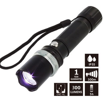 Senter Swat Police LED Flashlight Set - Hitam