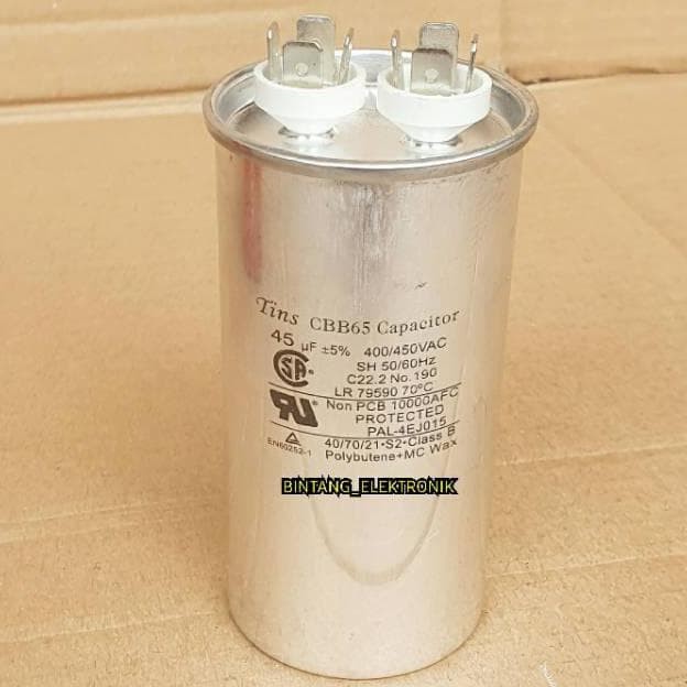 KAPASITOR AC 35UF CAPASITOR AC 35 UF CAPASITOR SINGLE AC 35 MICRO