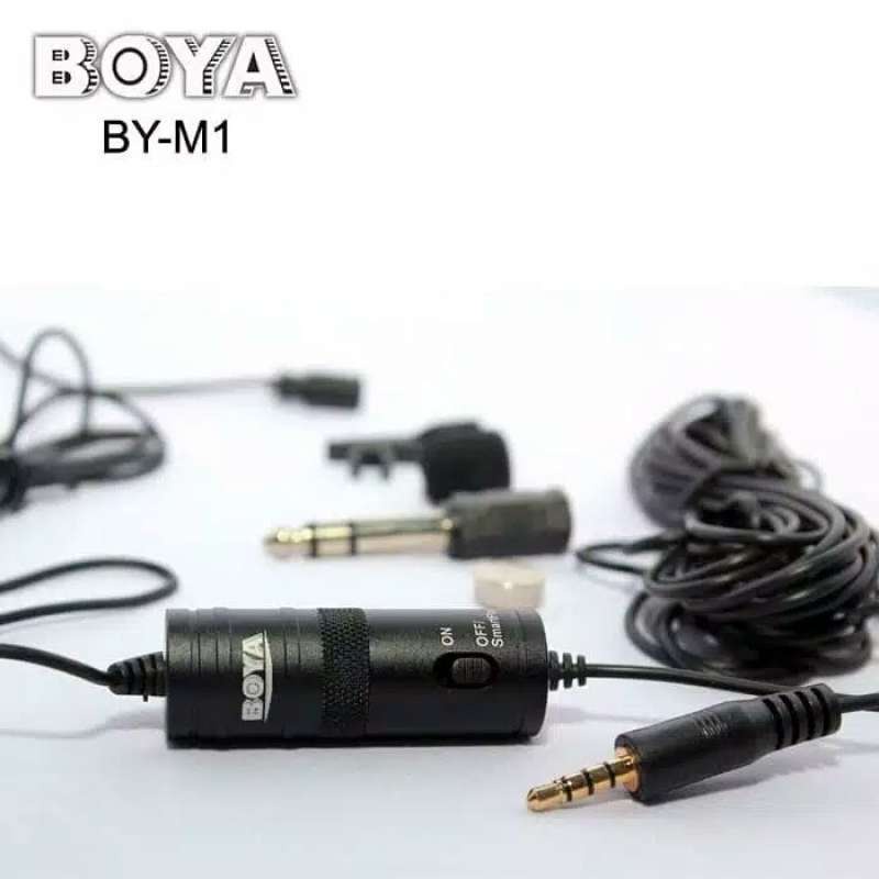 BOYA BY-M1 Clip On Lav Mic Microphone for Camera Smartphone PC