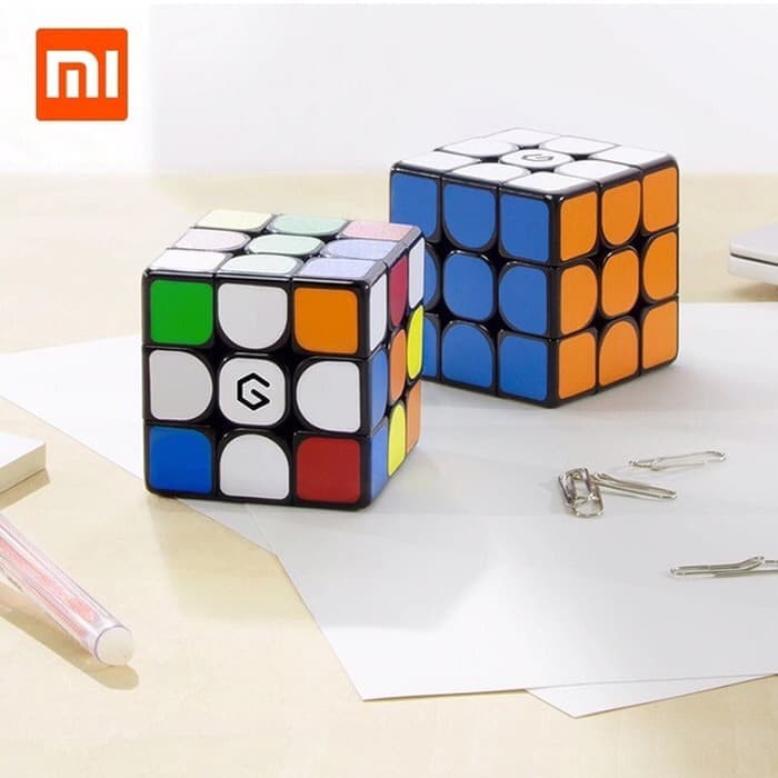 Rubik 3x3 Xiaomi Giiker M3 3x3 Magnetic Original Black Base Xiaomi Giiker M3 3x3x3 Magnetik Kubus