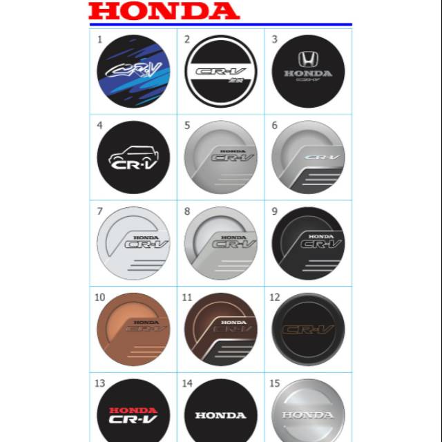 Cover Ban Serep Mobil Honda CRV Sarung Ban Serep Tutup Ban Serep