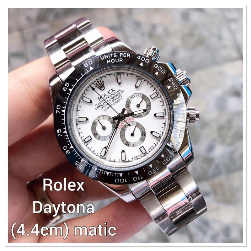 Jam Tangan Rolex DAYTONA AUTOMATIC Silver