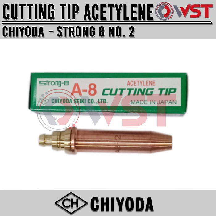 

Chiyoda Cutting Tip ACY Strong 8 No. 2