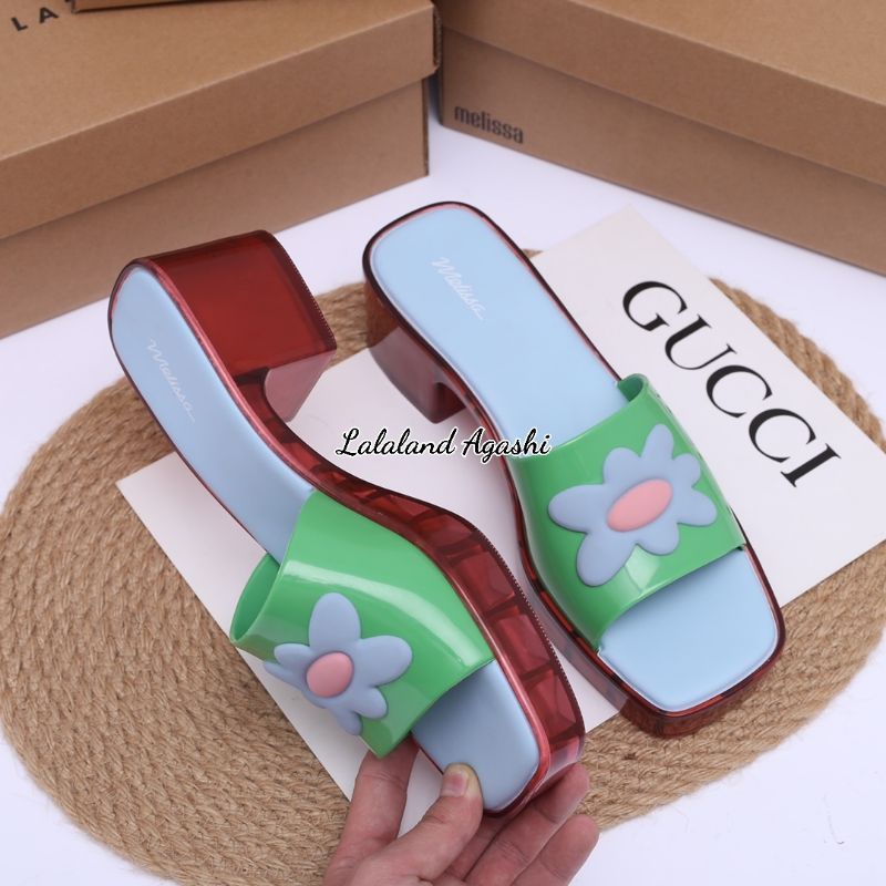 Sandal Melissa Lazy X Oaf daisy/sandal melissa bunga/sandal high heels