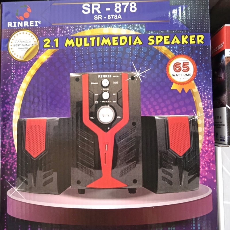 SPEAKER AKTIF BLUETOOTH RINREI SR 878A 878 A MULTIMEDIA SPEAKER AKTIF