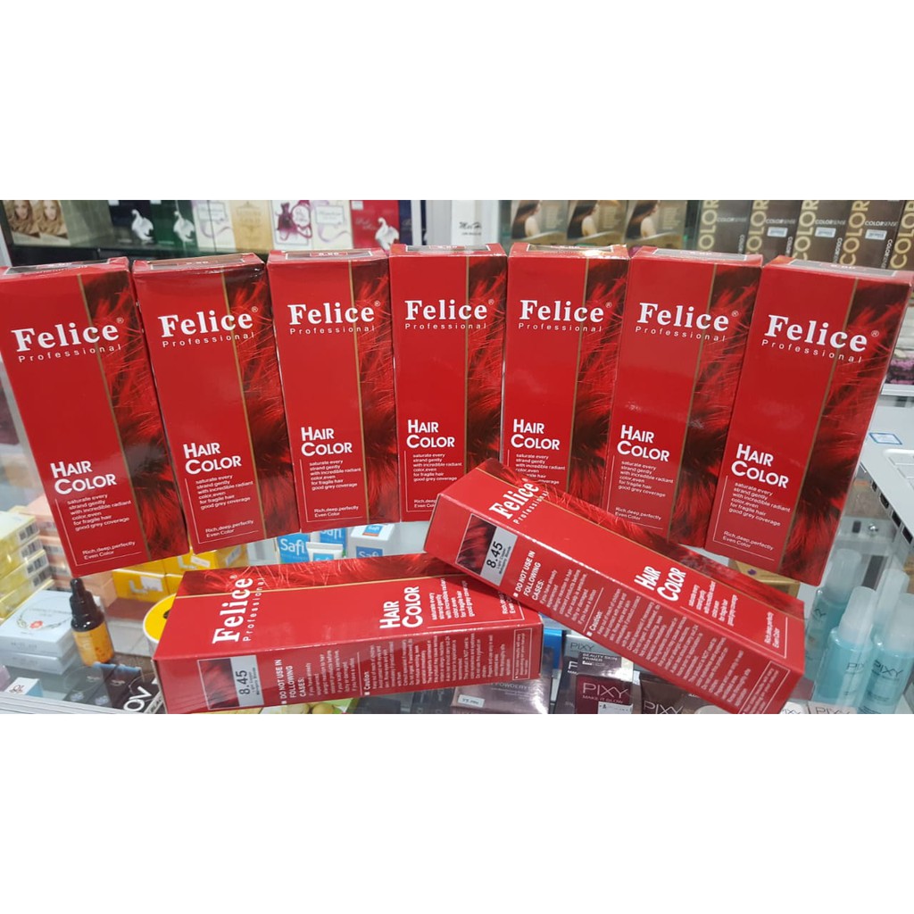 Felice Professional Hair Color 60 ml Semir Rambut Original Part 1 (lihat juga Part 2)