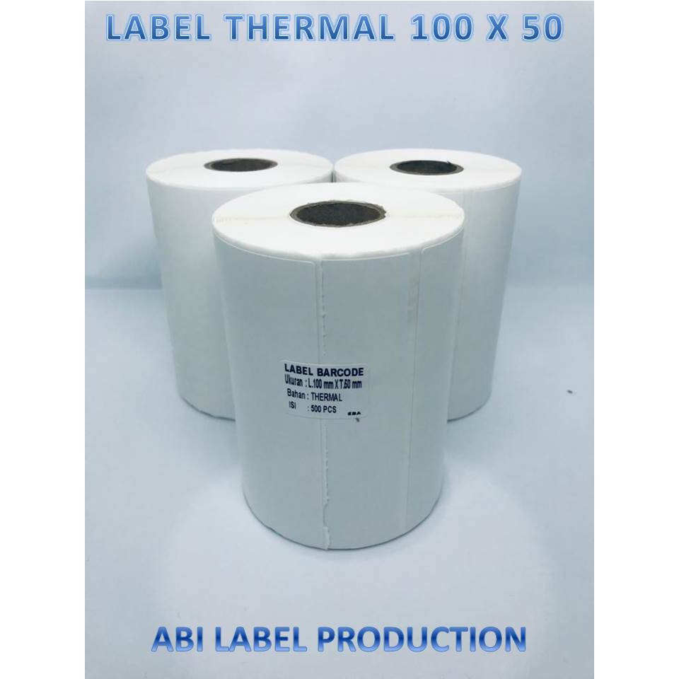 LABEL THERMAL 10X5CM | 100 X 50 | 100X50 | LABEL REKAM MEDIK | LABEL REKAM MEDIC