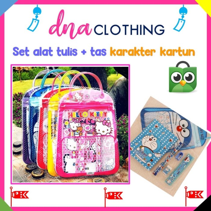 

Berkualitas Set Alat Tulis Dan Tas Anak Sekolah Motif Kartun Gilaa!!!