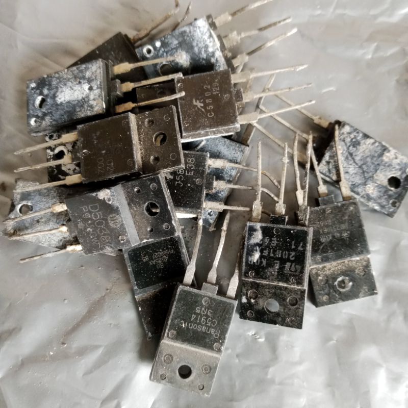 transistor regulator cabutan mesin monitor. telah lulus tes. per 5pcs 16rb