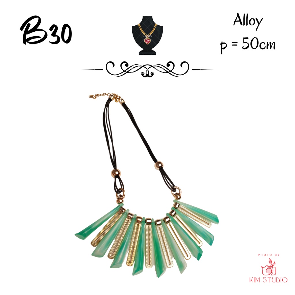 ELEFANT B30 Kalung Etnik Wanita Cewek Korea Fashion Aksesoris Baju Hijab Formal Casual Woman Necklac