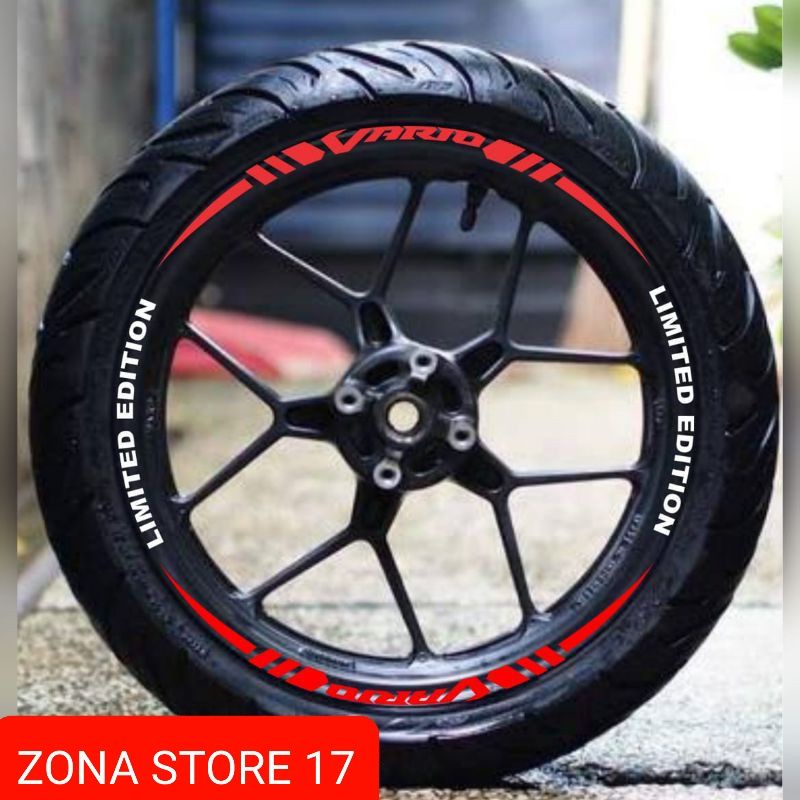 stiker velg vario 125 150cc 2016 2018 2021,stiker variasi velg vario 125 150 20cc
