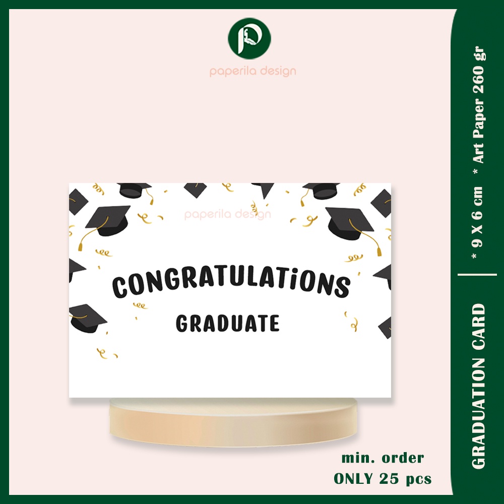 Graduation Card | Kartu Ucapan Graduation | Congratulation Card | Happy Graduation