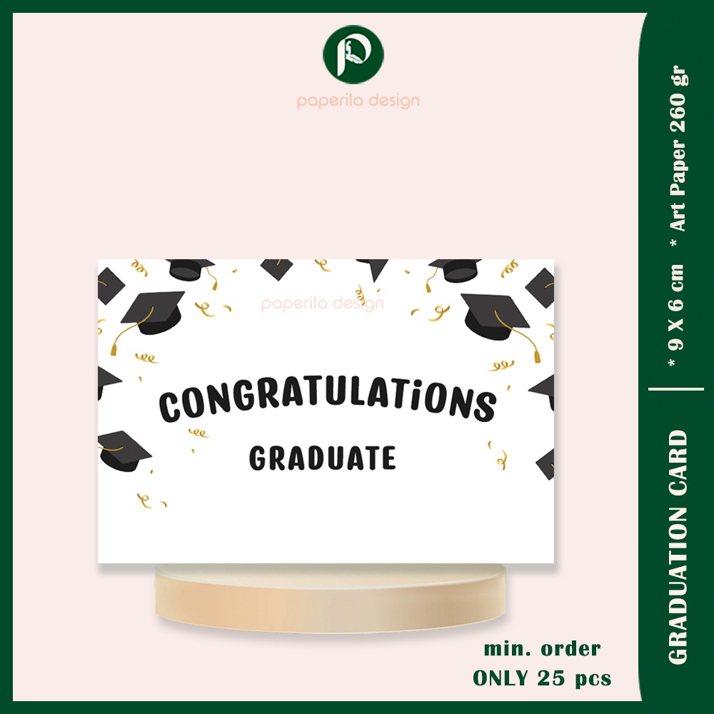 Jual Graduation Card Kartu Ucapan Graduation Congratulation Card