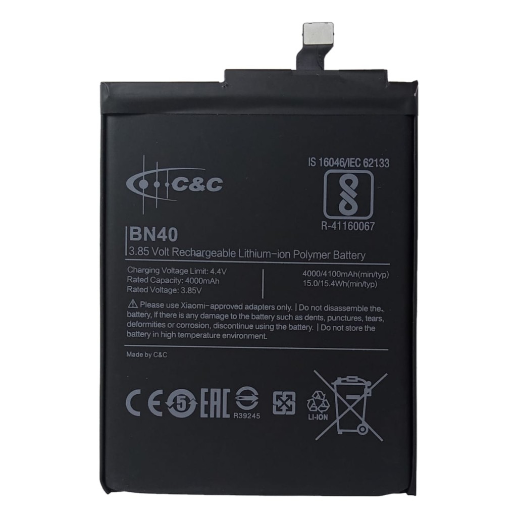Batre battery baterai Double Power IC/C&amp;C Xiaomi Redmi 4 PRO PRIME BN40
