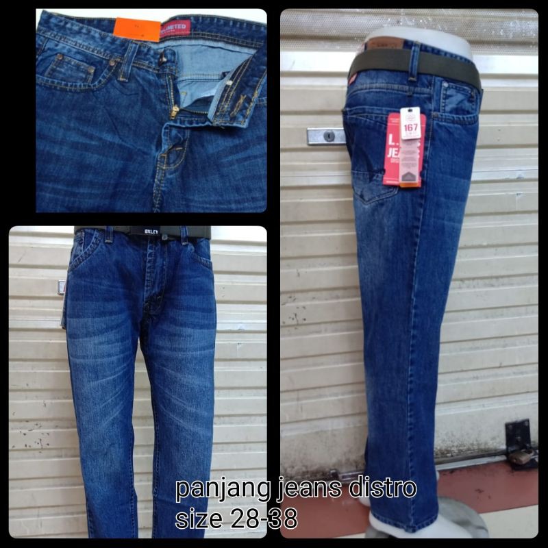 CELANA PANJANG JEANS DISTRO | REGULER FIT | STANDAR | CELANA PRIA