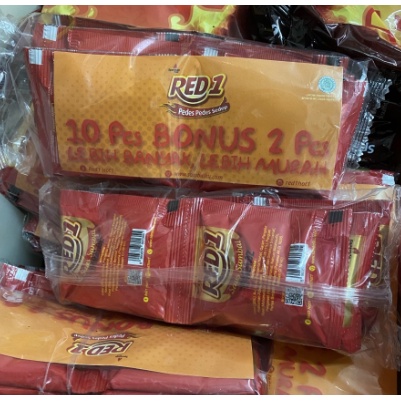 Saos Saus Red1 sachet isi 10 Bonus 2