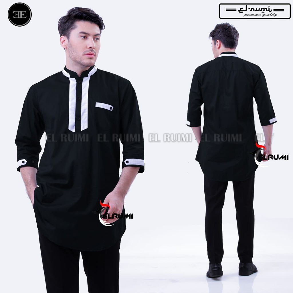 kurta pakistan terbaru kurta hitam kurta el rumi