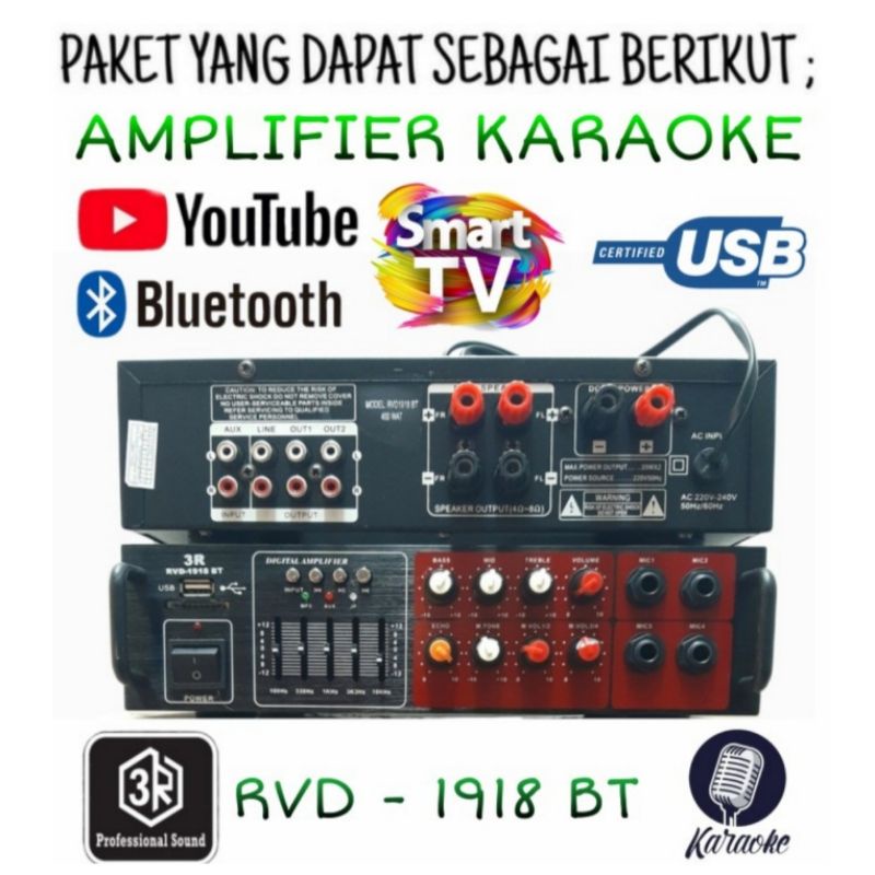 Paket Professional Sound 3R 15 IN Live Akustic Karaoke Indoor Outdoor