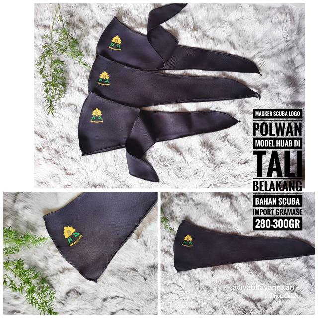 MASKER SCUBA LOGO POLWAN BELAKANG TALI