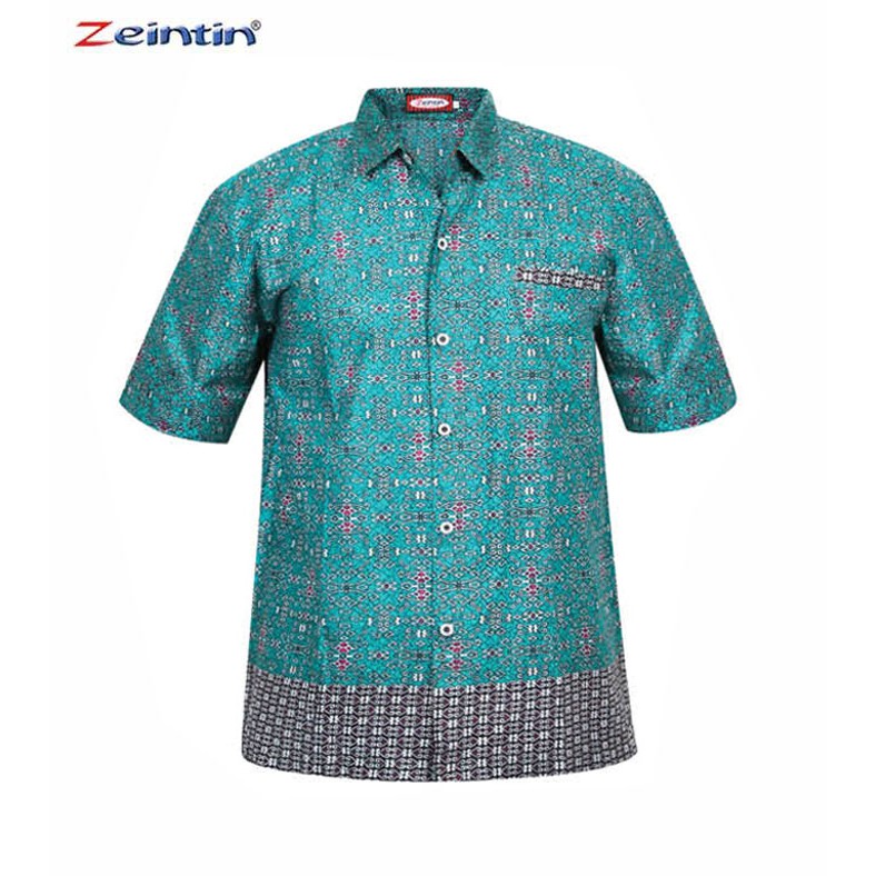  Baju  Batik  Pria  Bahan Cotton Batik  fa 4452 Zeintin 