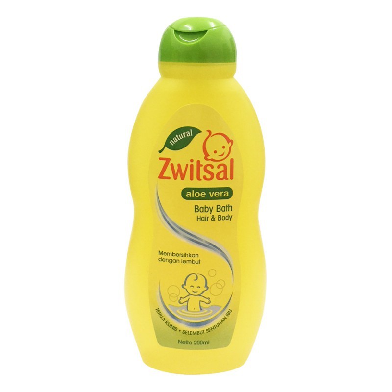 Zwitsal Baby Natural Hair and Body 200ml - Sabun Shampoo Bayi