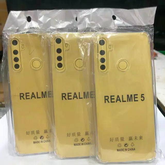 soft case Realme 5 3 pro 5 pro C1 C2 C11 C12 C15 anti crack bening transparan