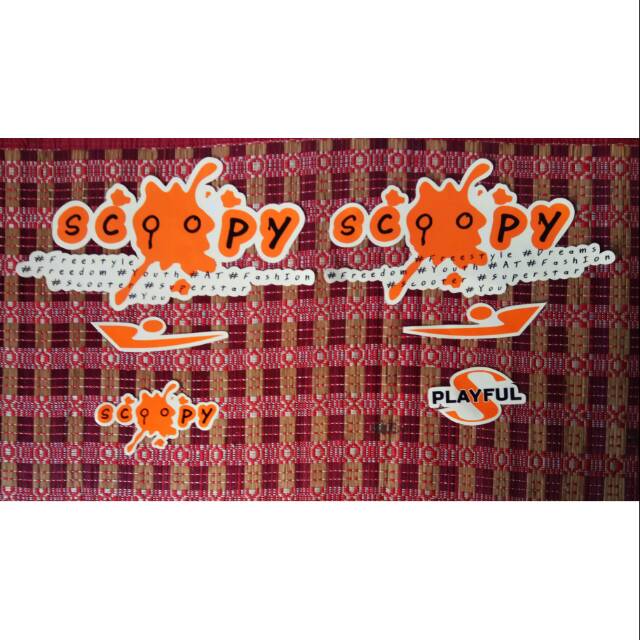 Striping Scoopy new original palyful