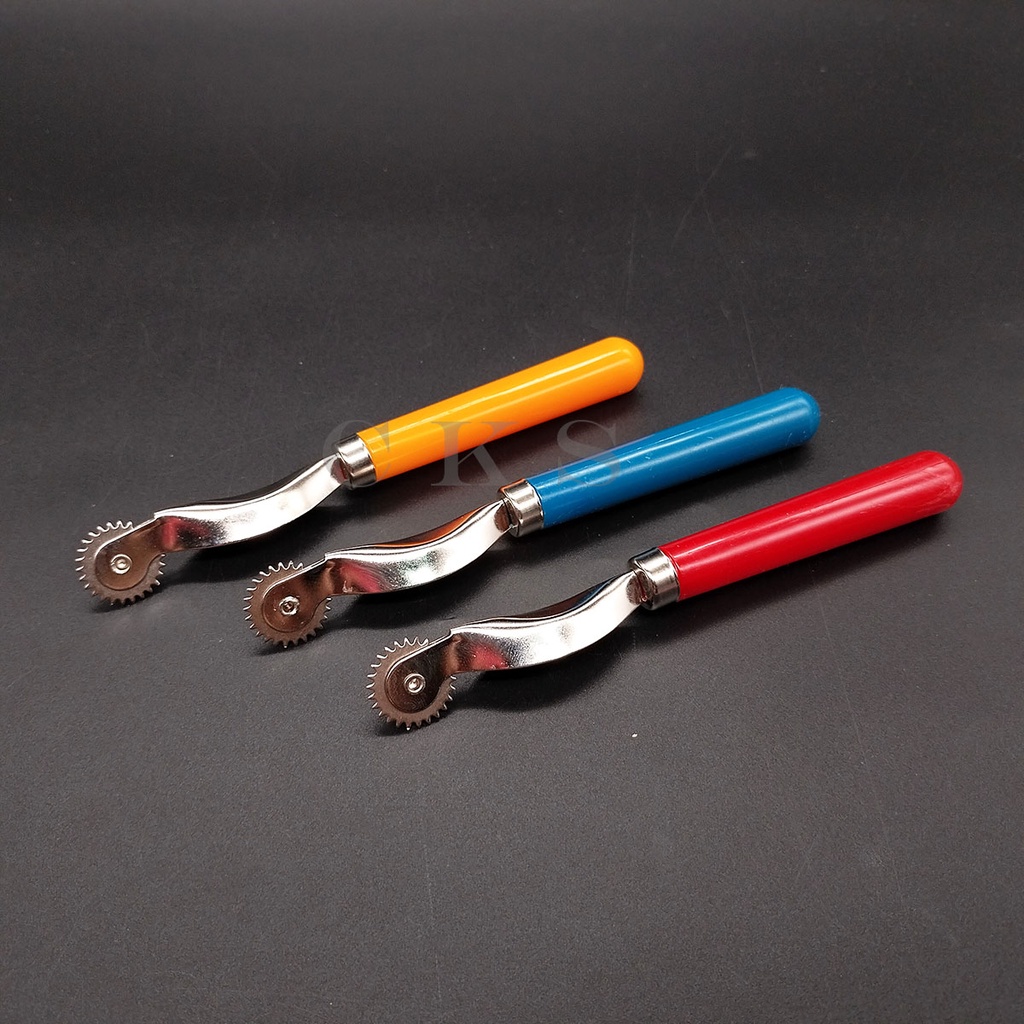 Rader plastik / alat penanda bahan / rader tracking wheel