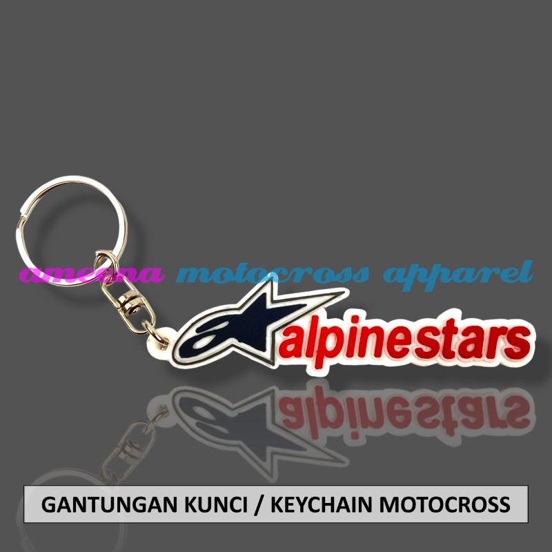 Gantungan Kunci Motocross - Keychain Trail MX - Gantungan Kunci Trabas - Keychain Enduro - Souvenir Trail - Keychain Souvenir  - AS010