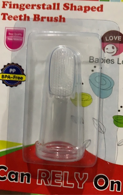 Sikat Gigi Lidah Jari Bayi / Baby Toothbrush dengan Kotak