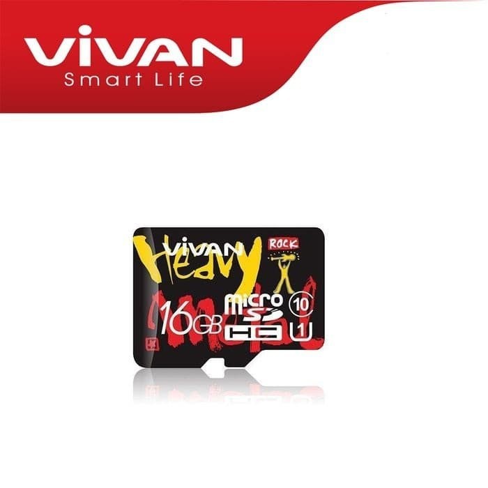 MEMORY / MMC VIVAN Card Class 10 TF Card Black + Red 16GB 32GB 64GB