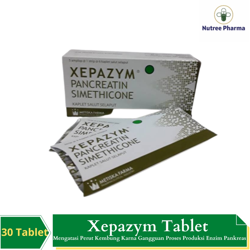 XEPAZYM PANCREATIN SIMETHICONE ISI 30 TAB
