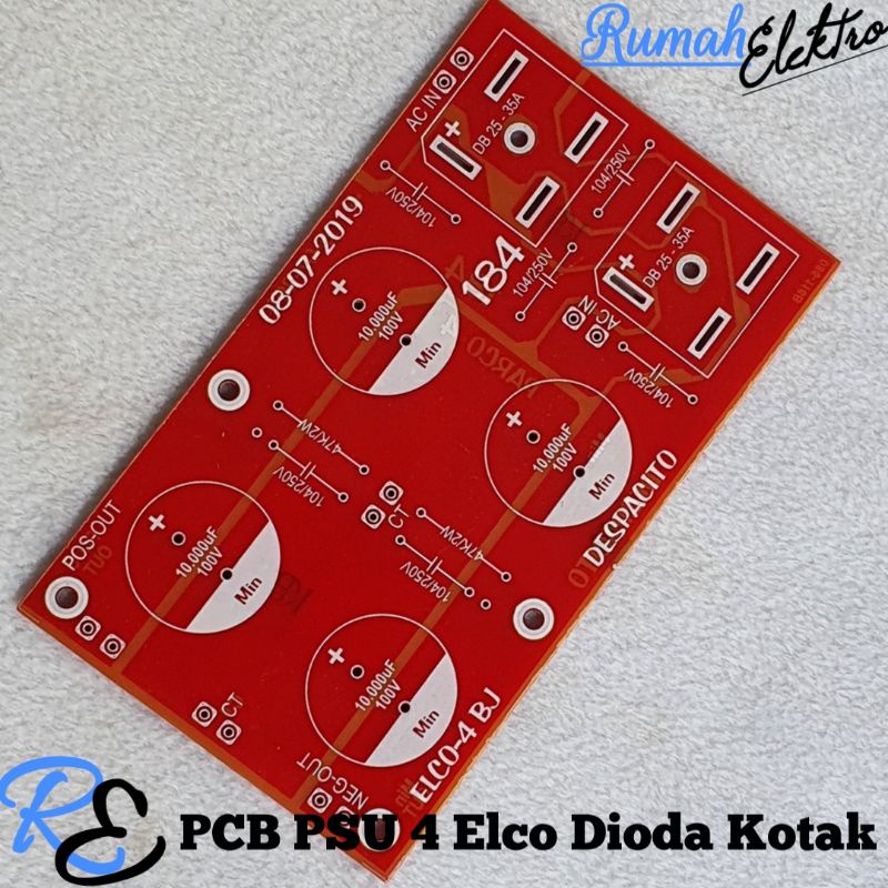 PCB PSU 4 Elco Dioda Kotak