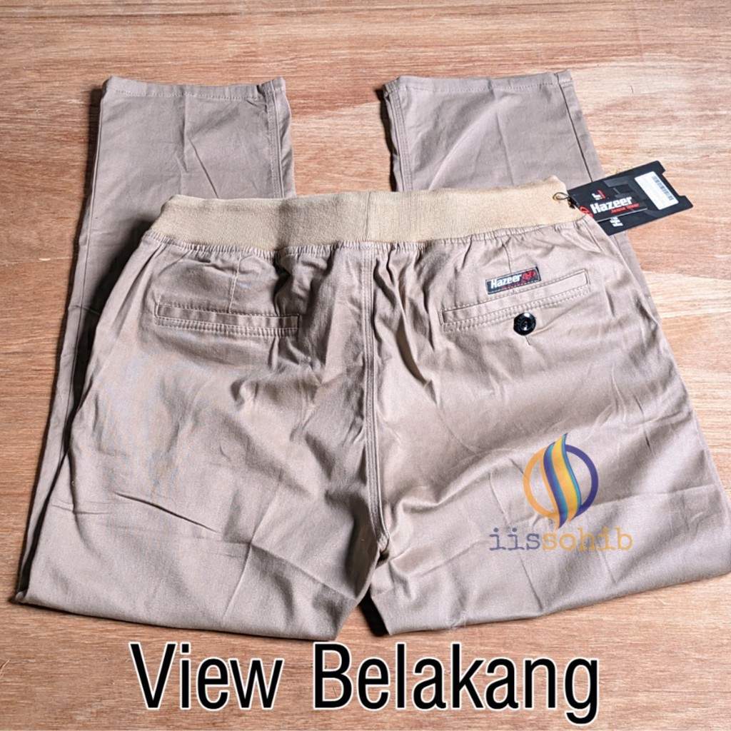 HAZEER | CELANA CHINOS COWOK PANJANG JUMBO MELAR PINGGANG RIP KOLOR | BIG SIZE ORIGINAL PREMIUM HAZER DENIM