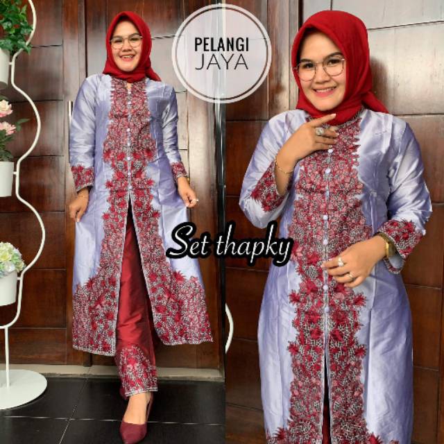 Kebaya set thapky ori by pelangi jaya