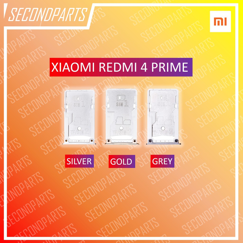 SIM TRAY SLOT SIM LOCK TEMPAT KARTU XIAOMI REDMI 4 PRIME ORIGINAL