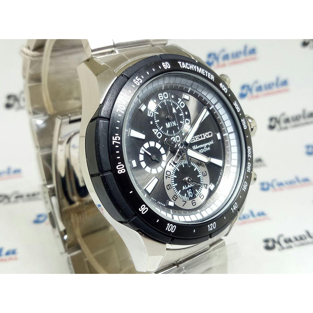 Seiko Criteria SNAC89P1 Quartz Tachymeter-Chrono | Jam Pria SNAC89