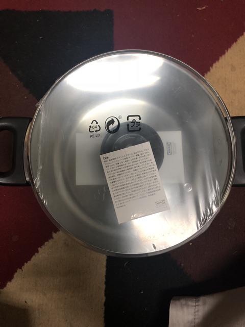 Panci Dengan Penutup, Peralatan Masak Dari Kaca, Baja Tahan Karat , 2.8 Liter An426