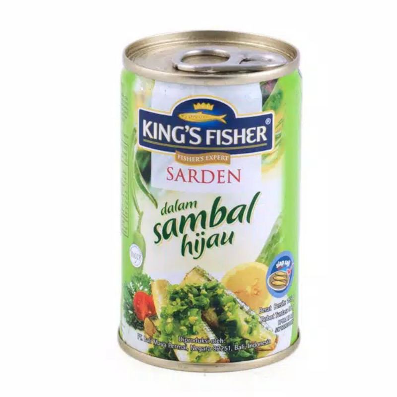 

King's Fisher Sarden saus sambal Hijau 155g