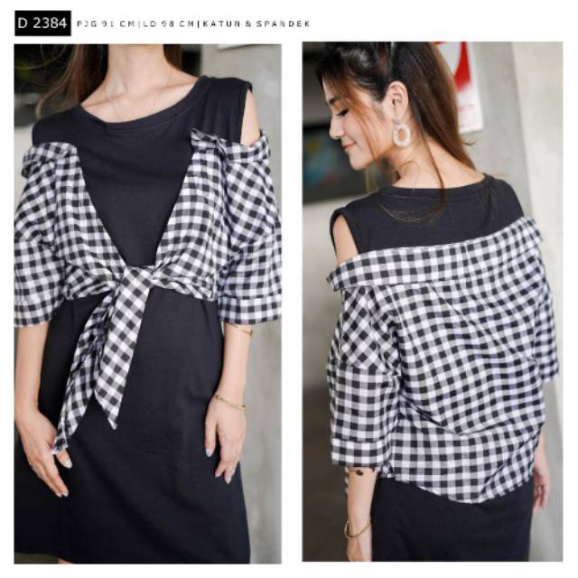 Dress rompi dress cewek dress crop