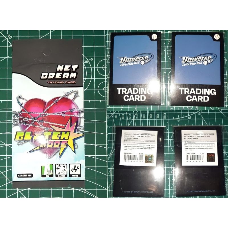 SEALED nct trading card tc lets play ball md universe glitch mode glimo ver a