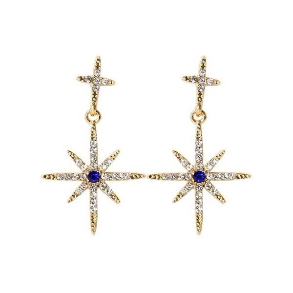 anting bintang s925 diamond star earrings jan259 (1H2)