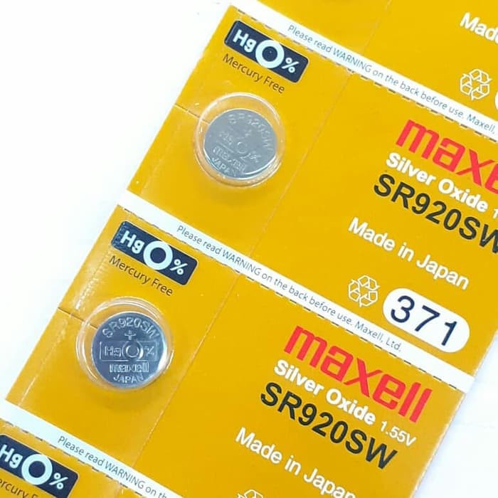 GRAZIAID BATERAI  BATRE JAM TANGAN SR 920 371 SW MAXELL ORIGINAL