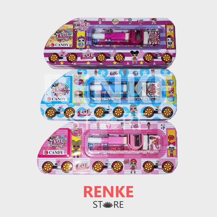 

Limited Tempat Kotak Pensil Lol Surprise! Bus - Study Set Papan Tulis Trendi