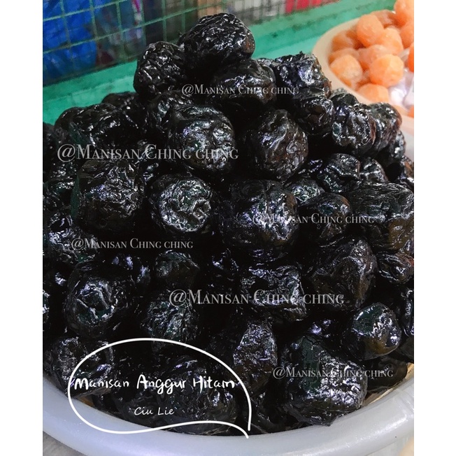 

Manisan Buah Anggur Hitam/ciu lie 1/2 kg