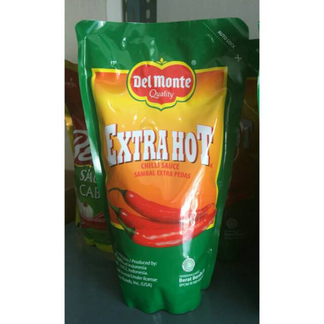 

Saos pedas delmonte extra hot