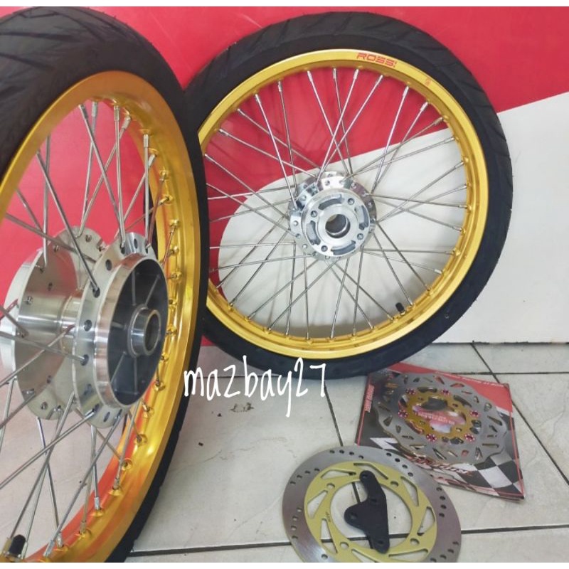 Sepaket Velg Ring 17 Ninja R - Ninja RR - Ninja SS Plus Ban