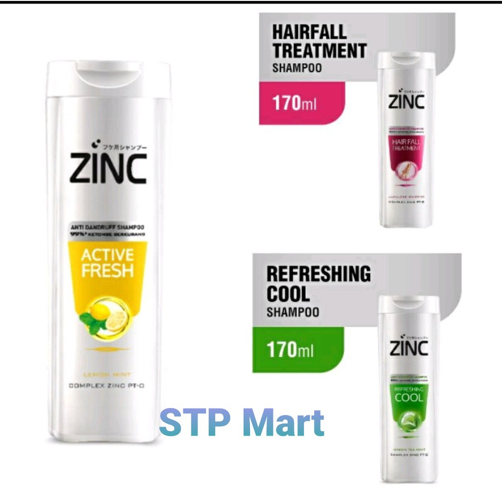 ZINC SHAMPOO ANTI KETOMBE 170ML / SHAMPOO ZINC / ZINC