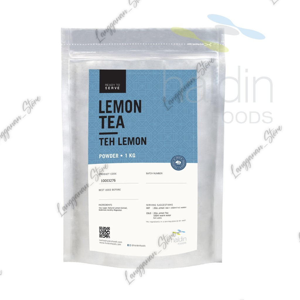 

Lemon tea haldin teh lemon lemontea powder 1kg